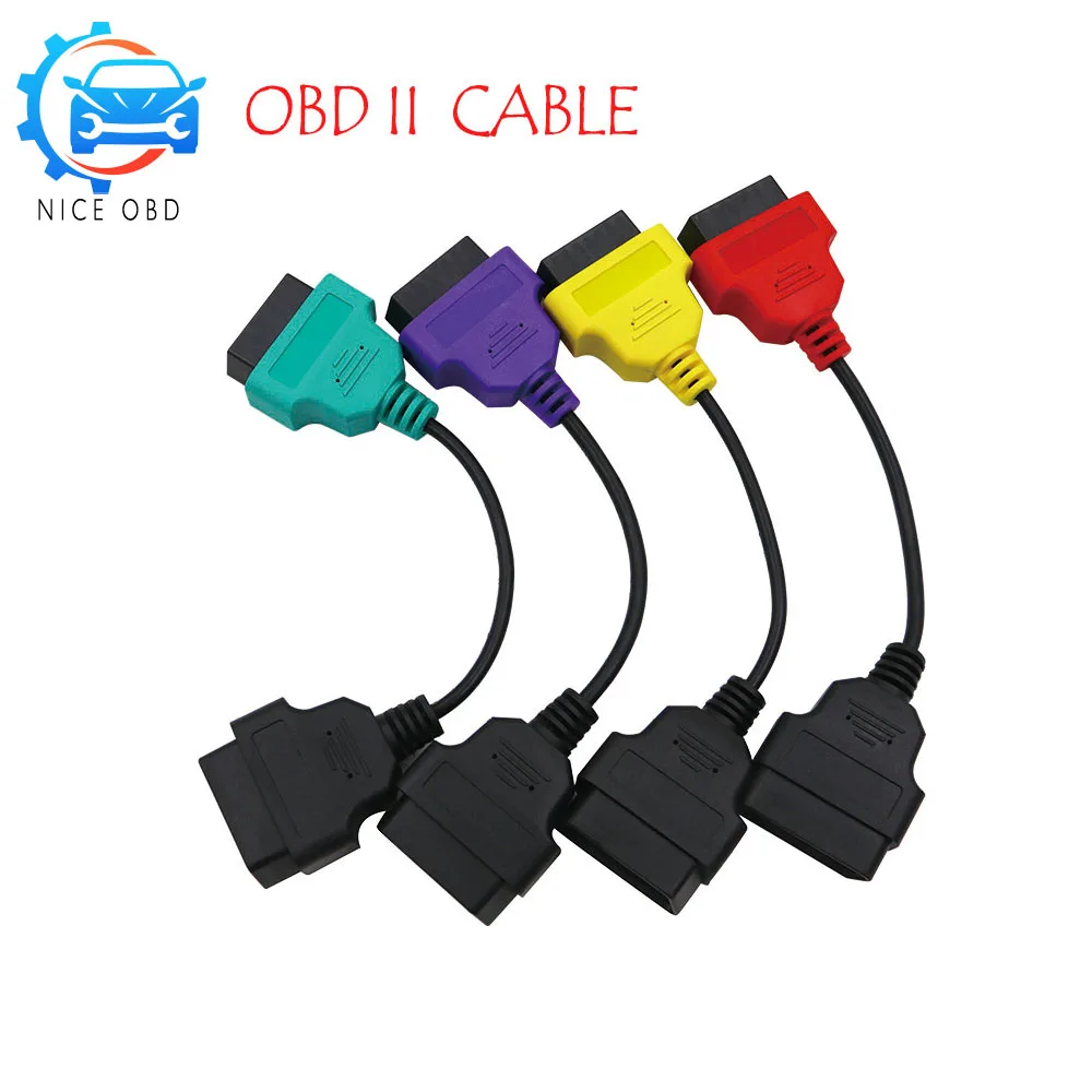 Новый 16 pin OBD 2 кабель для Fiat EUC Scan инструмент с высоким качеством Alfa Romeo четыре