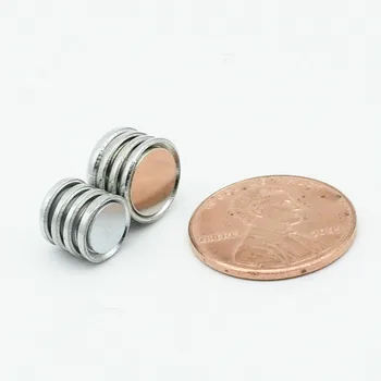 

100-10,000pcs Magnetic Snap Buttons with Steel Cup Cover One Face Attraction Dia. 8x2 10x2 mm For Bags Clothing and Gift Package