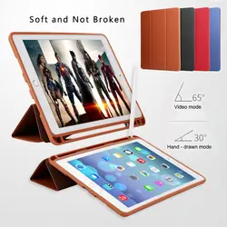 Для APPle iPad Pro 12,9 дюймов (2017 Новый) A1670 A1671, SZEGYCHX Кожа PU Смарт Стенд Cover для iPad чехол бодрствование Авто сон