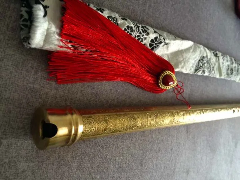 Металлическая флейта из латуни Xiao not Dizi 81 см G/F/E ключ флейта Xiao 8 отверстий вертикальная флейта профессиональный металлический Flautas оружие самообороны