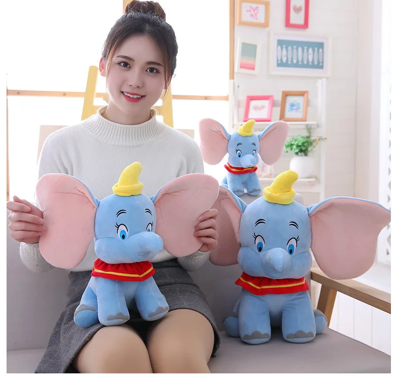 Чучела Dumbo творческая плюшевая игрушка disney фильм Dumbo рисунок маленький слон с крыльями знаменитости подарок куклы для детей Dumbos