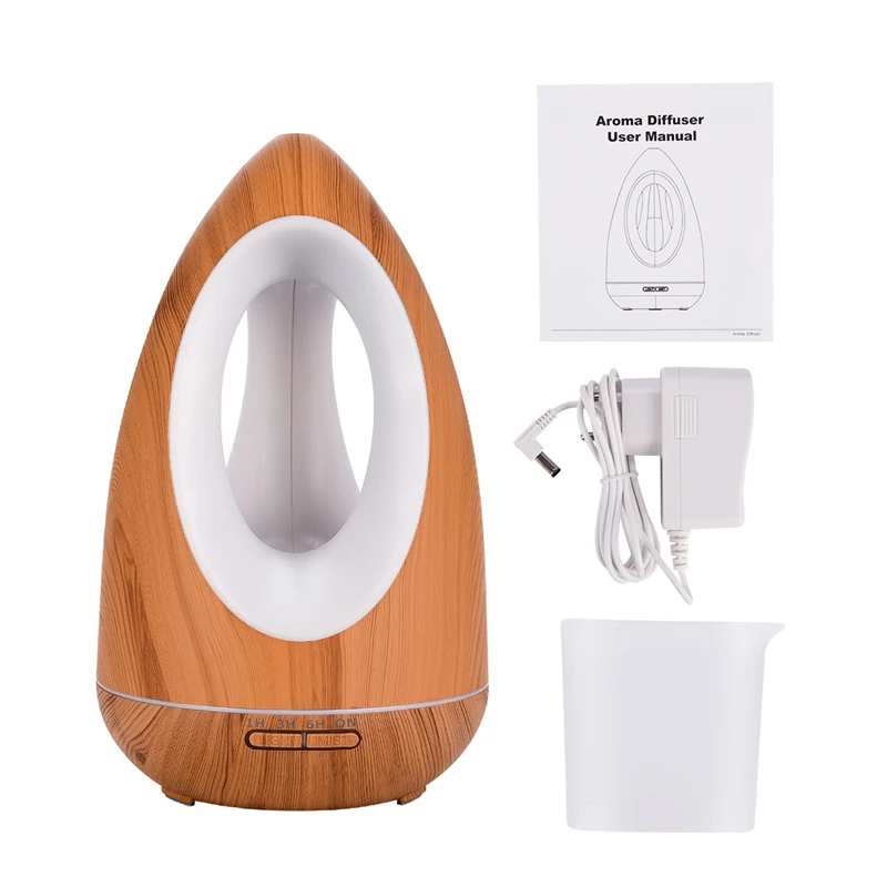 

550mL Ultrasonic Air Humidifier USB Aroma Diffuser Mist Humidifier 7 Color LED Night Light Essential Oil Aromatherapy difusor