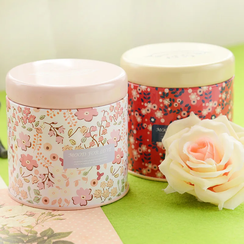 

New Classic Style Tea Candy Receive Box, 4 pcs/lot Storage Boxes Wedding Favor Tin Case Cable Organizer Container Household