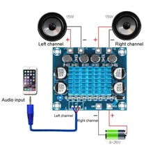 TPA3110 XH-A232 30W + 30W 2,0 Canal Digital estéreo amplificador de potencia de Audio de DC 8-26V 3A C6-001