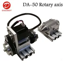 ЧПУ ось вращения вокруг оси 4-осевая CNC металла мини фрезерная почвообрабатывающая машина с оси DA-50 для станка с ЧПУ 4018 3018 2818