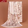 Écharpe en mousseline de soie pour femme, châle, foulard, poncho, ethnique, hijab, luxe, rétro, 160x60, collection hiver ► Photo 1/6