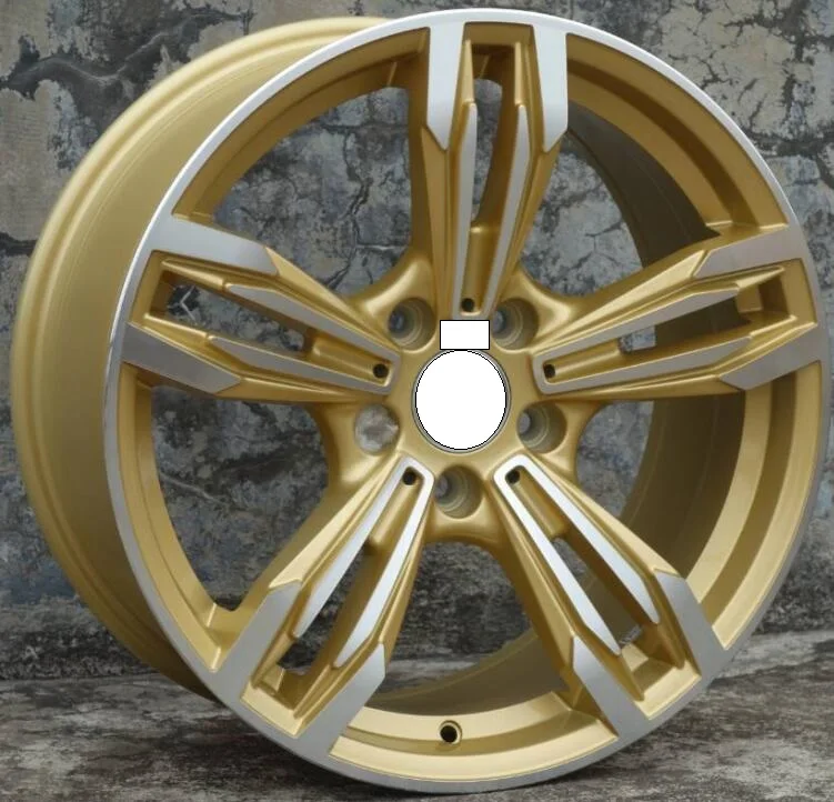 Gold color 18 Inch 18X8.0 5x120 ET 35 Car Alloy Wheel Rims fit for BMW