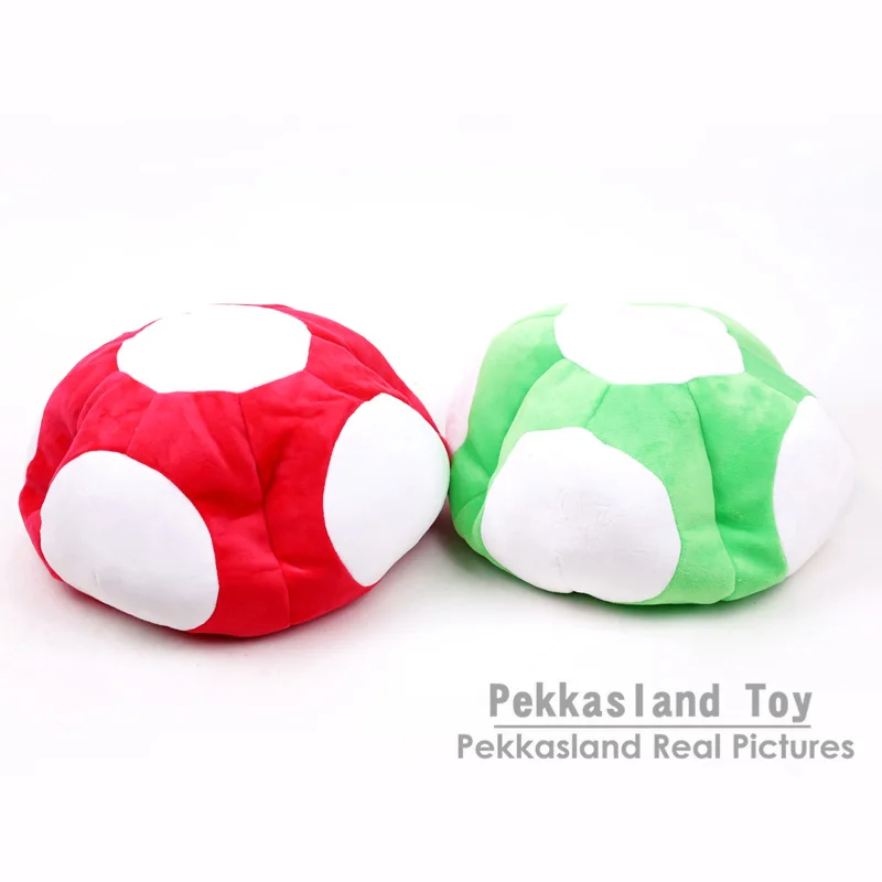

Super Mario Bros Toad Mushroom Cosplay Warm Winter Hat Cap Toy Dolls Christmas Gifts Red / Green