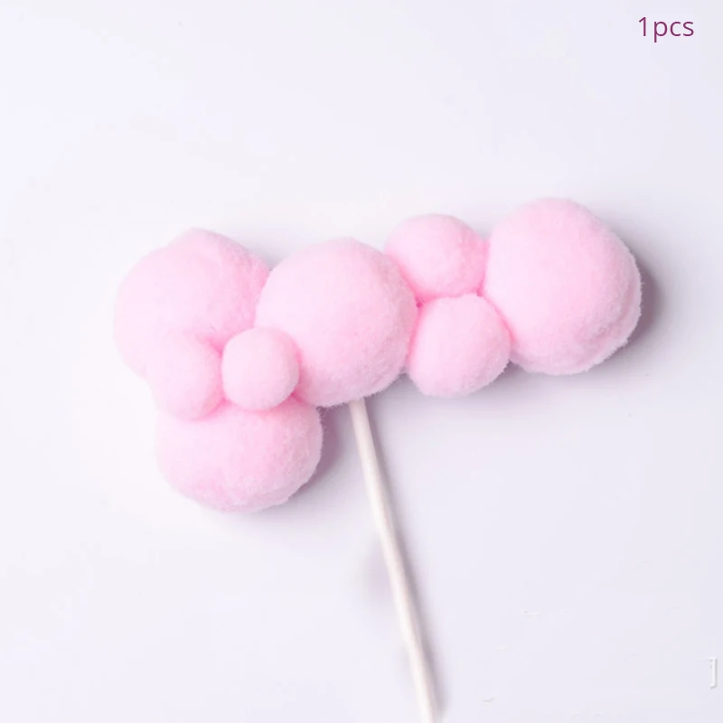 1pcs cake topper Вечерние украшения для торта в виде единорога, украшения для вечеринки в честь Дня Рождения, Детские радужные украшения в виде единорога, свадебные украшения, декор для детского душа - Цвет: 1pcs cake topper