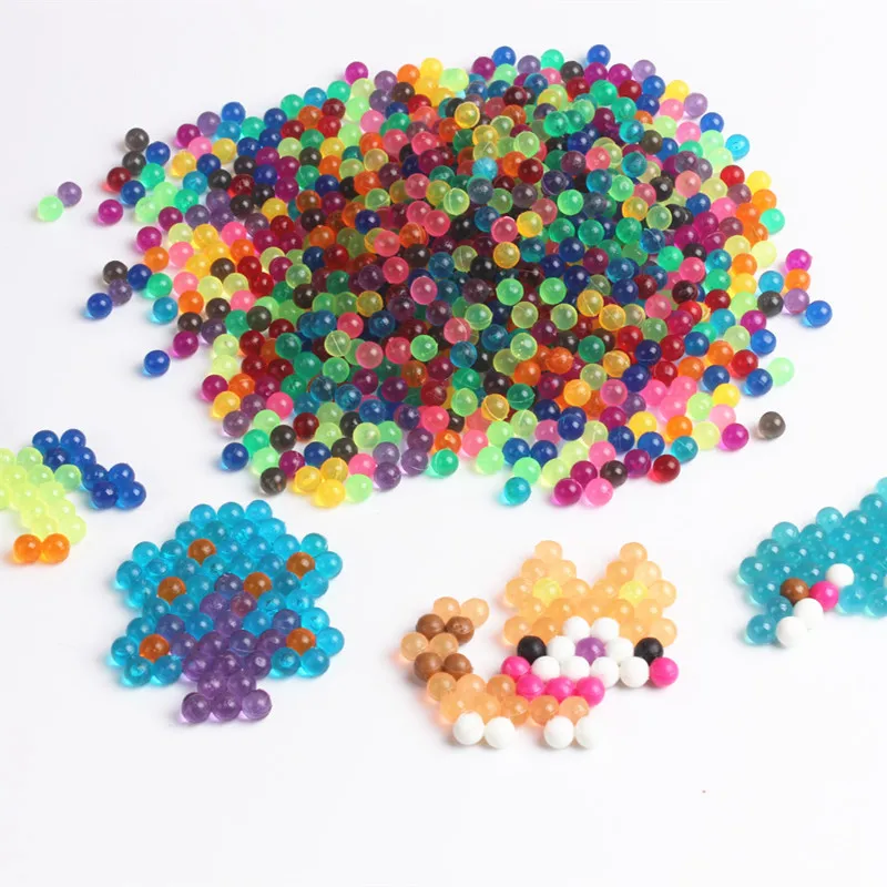 12 Цветов с украшением в виде кристаллов; светлые прозрачные водонепроницаемые сапоги распыления головоломка 3D обучающие игрушки для детей воды липкий 100 шт./пакет игрушки