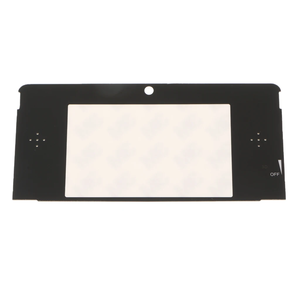 Top Front LCD Screen Display Glass Cover UP Replacement For Nintendo 3DS Mirror Fix Damaged / broken Parts Glasses Cover