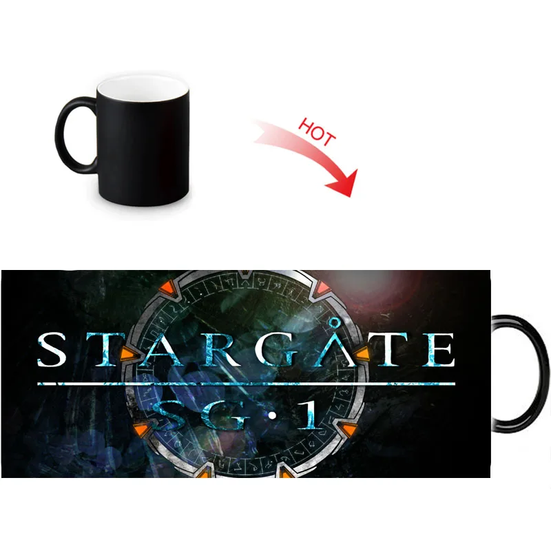 

fun Stargate pattern morphing mugs magic color changing morph coffee mug customized tea milk cup gift idea 350ml