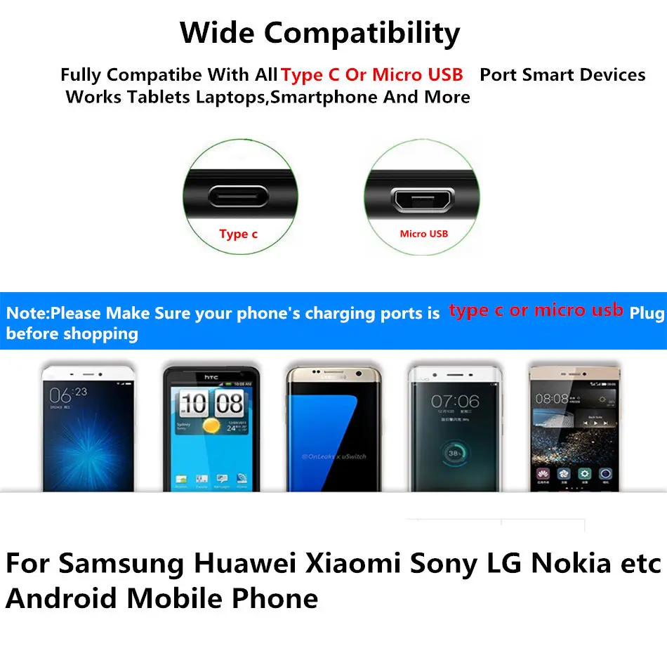 Для Nokia X7 8,1 7,1 6,1 5,1 5 6 7 plus Зарядное устройство кабель для sony Xperia XZ3 XA2 Z5 Z4 L1 L2 LG k8 v30 v20