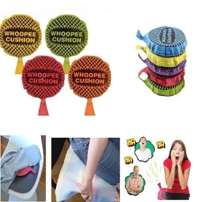 Funny Whoopee Cushion Jokes Gags Pranks Maker Trick Fun Toy Fart Pad