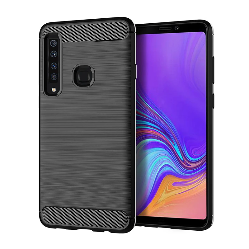 Chemicaliën Indiener Halloween For Samsung Galaxy A9 2018 Case Brushed Silicone Carbon Fiber Texture  shockproo Back Cover on For Samsung A9 Pro 2018 Phone Case|Phone Case &  Covers| - AliExpress