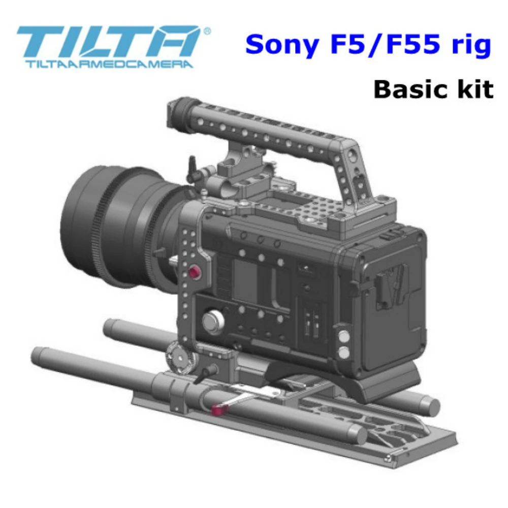 Tilta Pro Rig опорная клетка для камеры sony F5/F55 Базовая установка TT-F5-01 каркасная плита