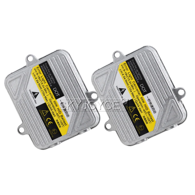 SKYJOYCE 55W Slim Xenon Ballast Quickly Start Replacement Electronic Digital Ballast Kit Ignition Block for Automobiles Car 12V (13)