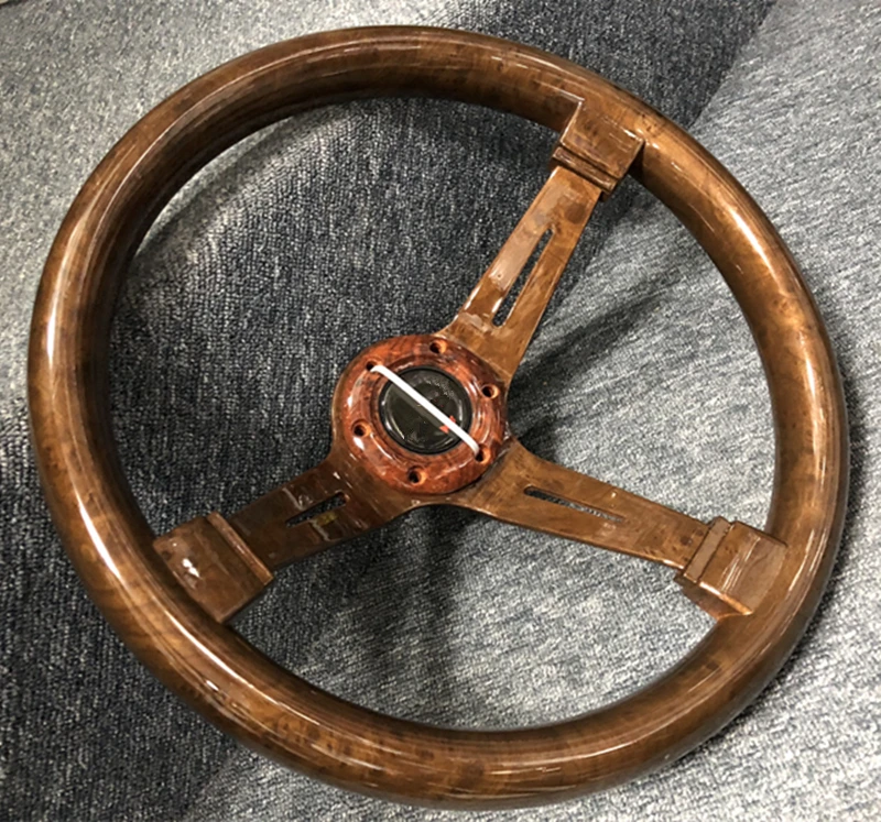 

2019 car steering wheel / racing ABS steering wheel / wood grain universal 14 inch steering wheel
