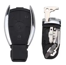 3 pulsante Caso Astuto Chiave Borsette con il Morsetto Della Batteria Supporto per Mercedes Benz CL SLk CLK C E Classe S con lama