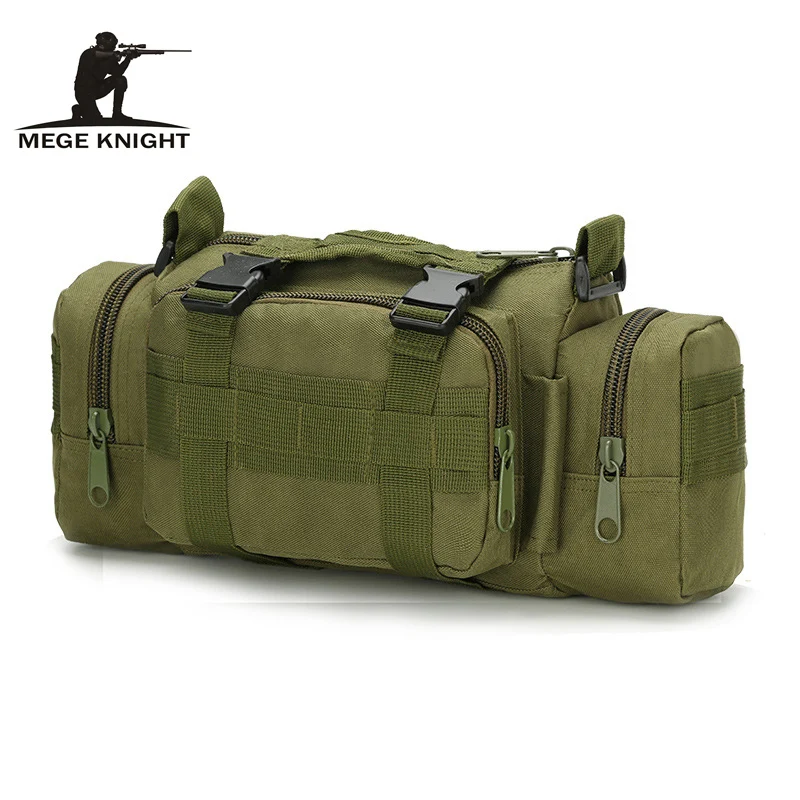 Mege Tactical Camouflage Small Hand Bag US Army Military Equipment Airsoft Paintball Molle Waist Waterproof Bag Multifunction