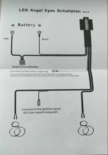 led angel eyes connect