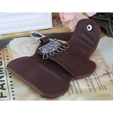 Распродажа, ключница из натуральной кожи, кошелек для ключей, мужской чехол-кольцо, держатель, умный органайзер, сумка, карман для монет, брелок, сумка, кошелек, обертка для