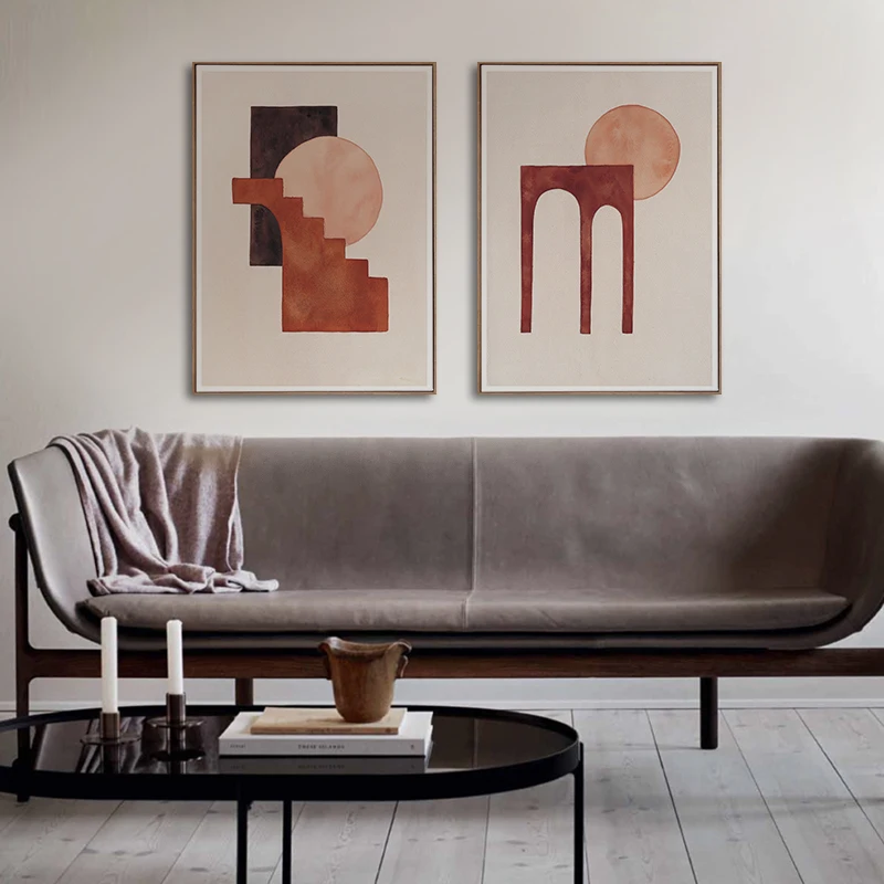 

Buzart abstract Geometric pattern wall canvas prints paintings for living room decoration No Frame