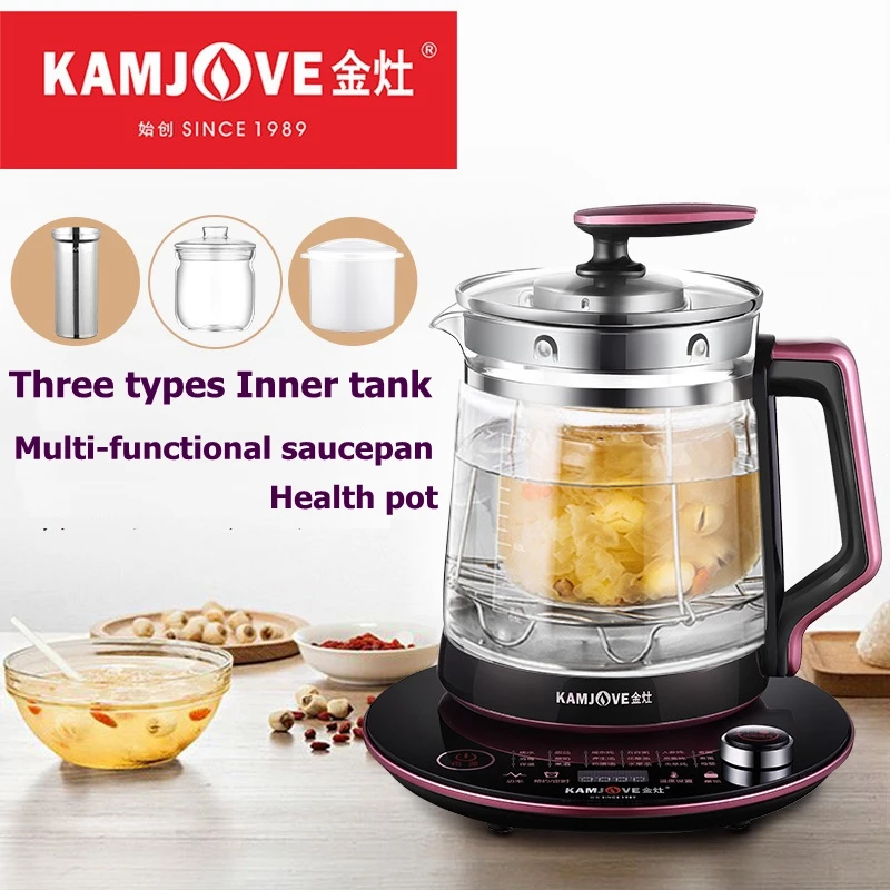 Kamjove Ht810 Full Automatic Stewing Pot Glass Health Pot Multifunctional Flower Tea Pot