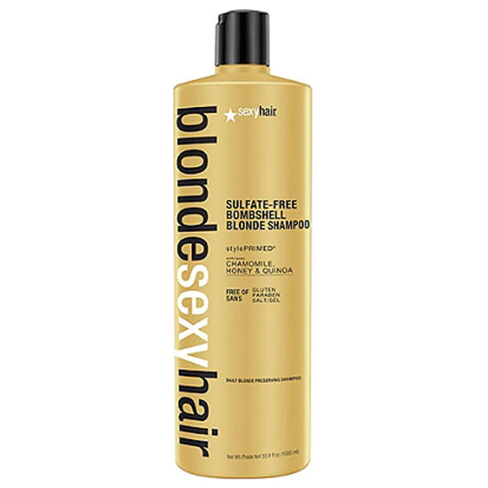 Blonde shampoo. Шампунь для волос sexy hair. Шампунь sexy hair healthy Bright blond. Sexy hair шампунь blonde bombshell blonde.