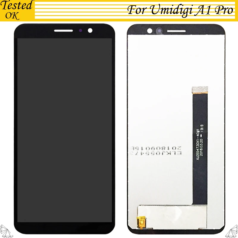 

5.5 inch For UMIDIGI A1 PRO LCD Display+Touch Screen 100% Tested Well LCD Digitizer Glass Panel Replacement For UMI A1 PRO LCD