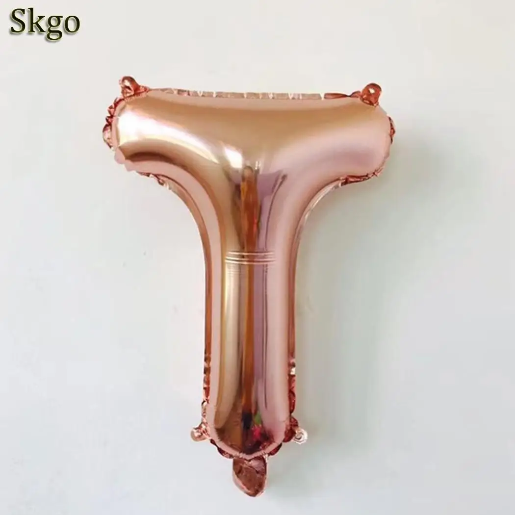 

Shape Large Gold Casual Letter Decorations Rose Party Foil Balloons
