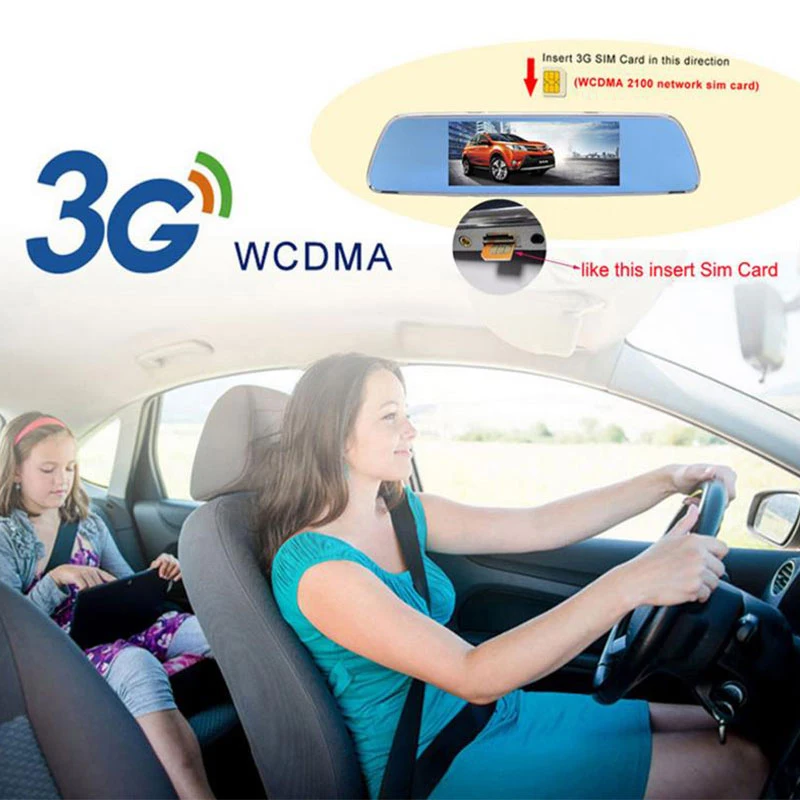 3G Автомобильный видеорегистратор 7 &quotсенсорный экран Android 5 0 GPS WIFI автомобильные