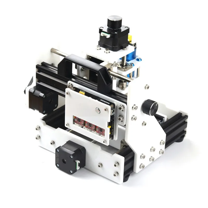 Высокое качество eleksmile CNC микро гравировальный станок без лазерного модуля рабочая зона 130x90x40 мм