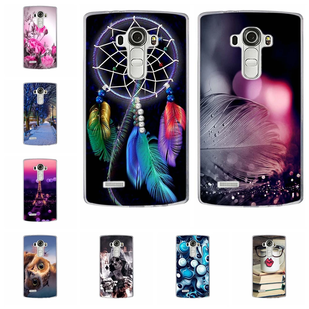

Phone Case for LG G4 Cover Soft Silicone TPU Cool Design Pattern Painted Phone Cover Coque for LG G4 H815 Case fundas 5.5 inches