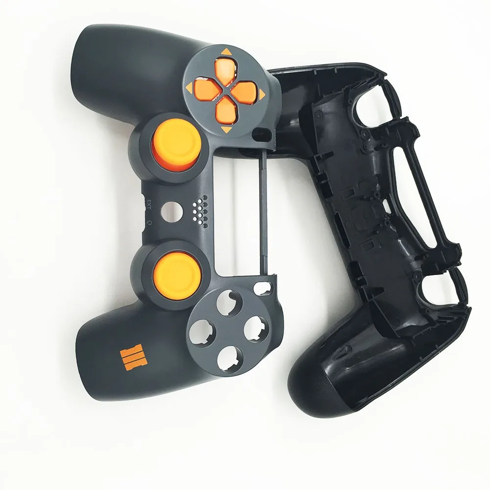 5 комплектов на заказ для PS4 COP контроллер Оболочка Передняя Серая задняя черная крышка корпус чехол для PS4 Ограниченная серия дизайн