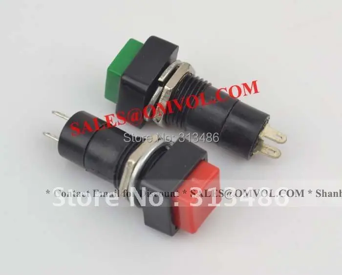 momentary push button switch OFF (ON) spring return 3A/250Vin Switches