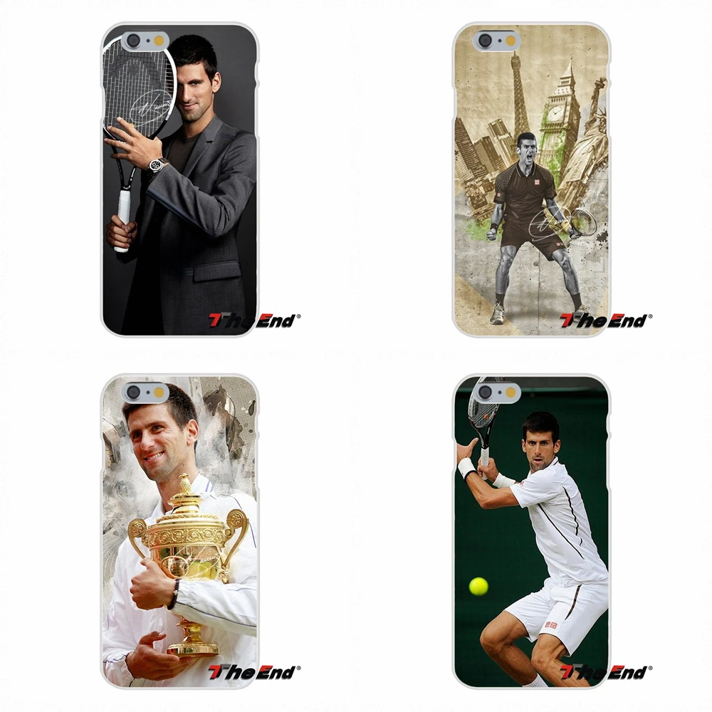 Novak Djokovic signed ATP star For iPhone X 4 4S 5 5S 5C SE 6 6S 7 8 Plus Galaxy Grand Core Prime Alpha Soft Silicone Case | Мобильные