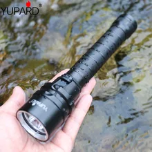 YUPARD XM-L2 LED T6 3*L2 Flashlight Torch Waterproof underwater diver diving Lamp white yellow light 4000 lumens 18650 battery