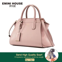EMINI HAUS Split Leder Umhängetasche Fashion Trapeze Frauen Messenger Bags Handtasche Frauen Berühmte Marken Crossbody Taschen Für Frauen