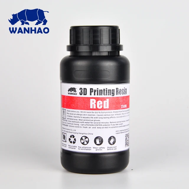Best Offers Wanhao UV Resin For DLP/SLA 3D Printer For Wanhao D7, Wanhao Resin 250ml/bottle Best Offers Wanhao UV Resin For DLP/SLA 3D Printer For Wanhao D7, Wanhao Resin 250ml/bottle