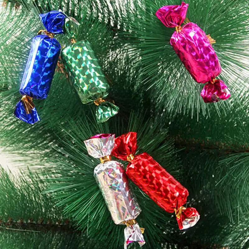 

12Pcs Christmas Tree XMAS Wedding Party Garden Ornament Hanging Ball Candy Shape Decoration Baubles