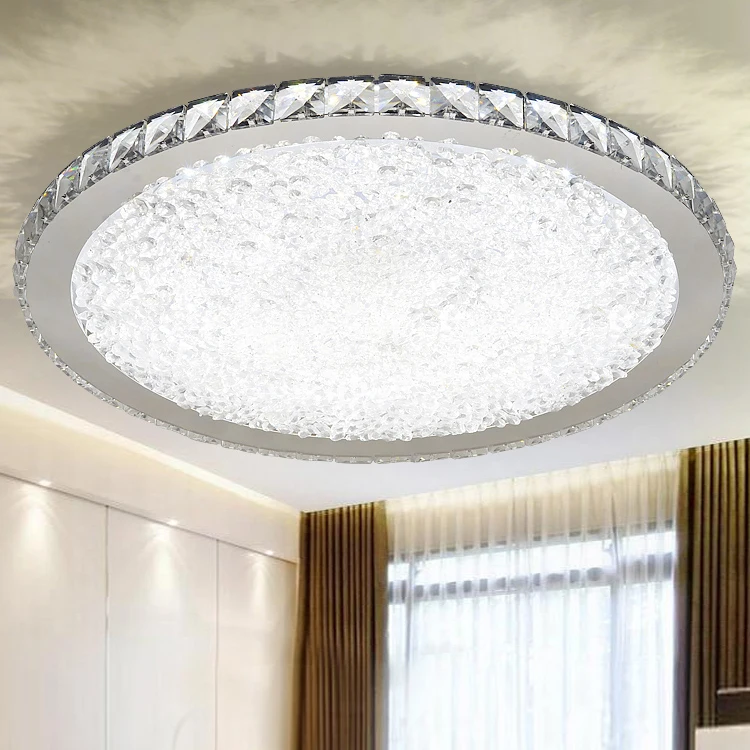 Modern ceiling LED ceiling lamp bedroom crystal lamp room crystal lightin Ceiling Lights from