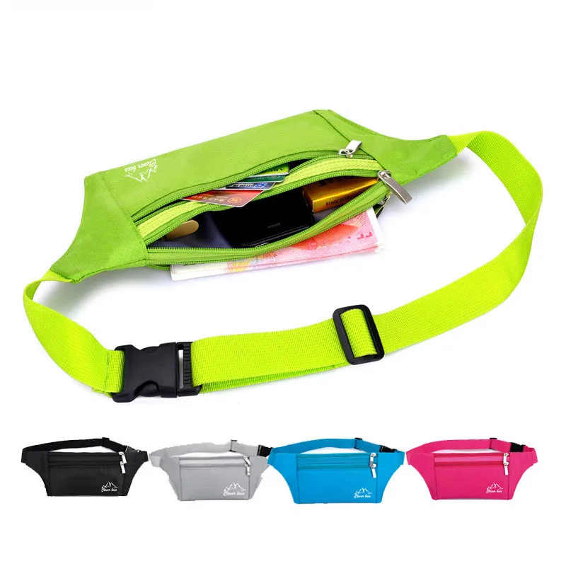 

Outdoor Running Waist Bag Waterproof Mobile Phone Holder Jogging Belt Belly Bag Women Gym Fitness Bag Lady Sport Accessories
