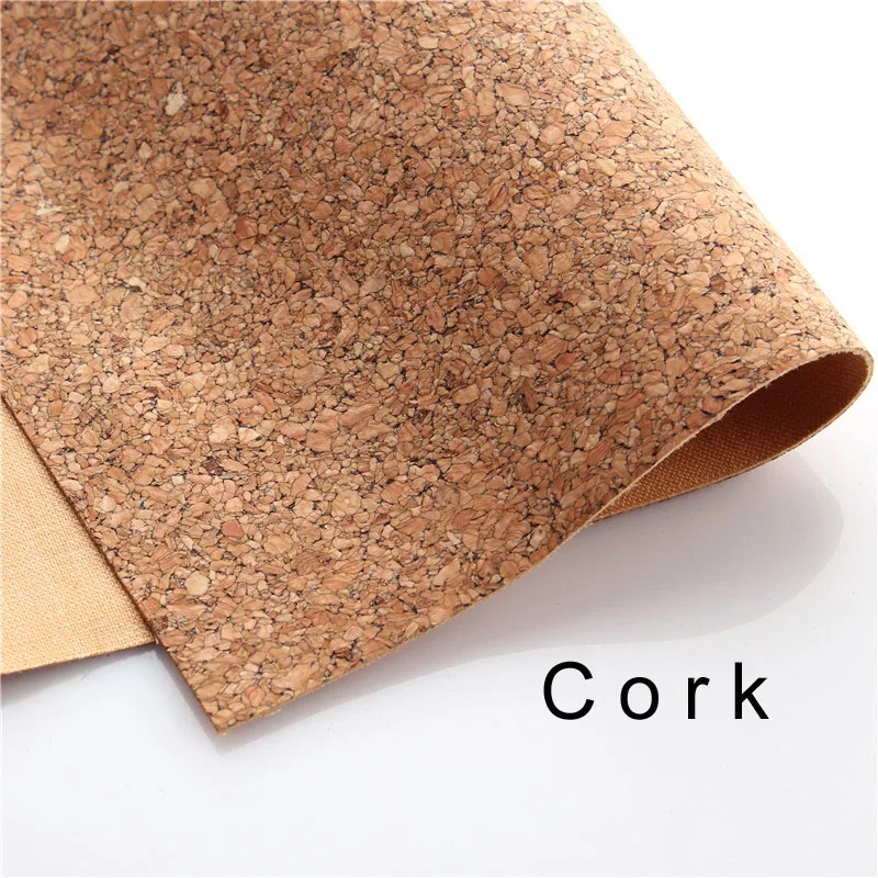 cork fabric Natural cork leather natural Material Kork 60*90cm/23