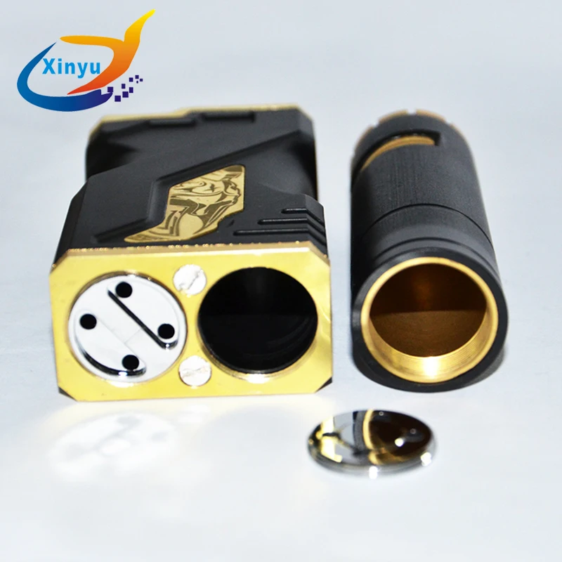 NEWEST kratos kit Kratos box double 18650 battery 510 thread mechanical mod Brass PC PEI Vape mods mech mod e-cigarette kit