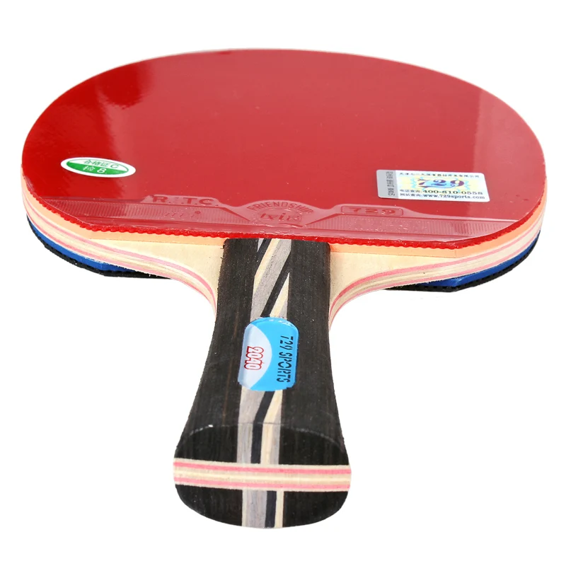 

729 Friendship 2040 Table Tennis Racket Blade With Double Face Pimples-in Racket Rubber Original Ping Pong With Bag +ball