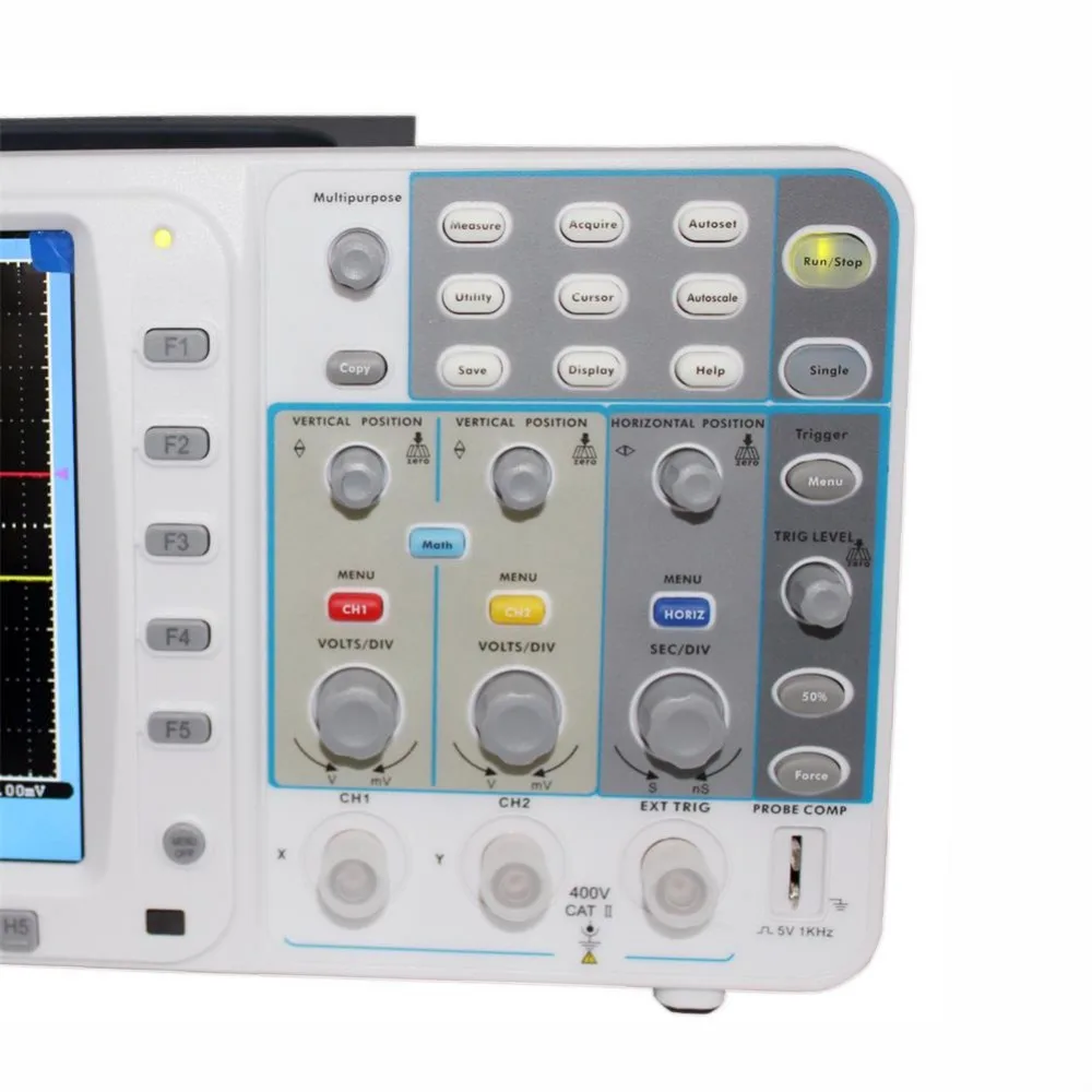 OWON 100 МГц осциллограф SDS7102V 1 г/локон большой 8 &quotLCD LAN + VGA батарея сумка 3 года