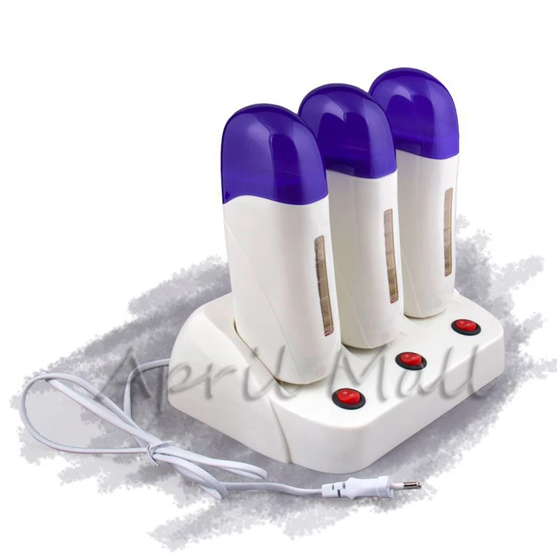 Electric 100ml Roller Cartridges Depilatory Wax Heater Hot Body Hair