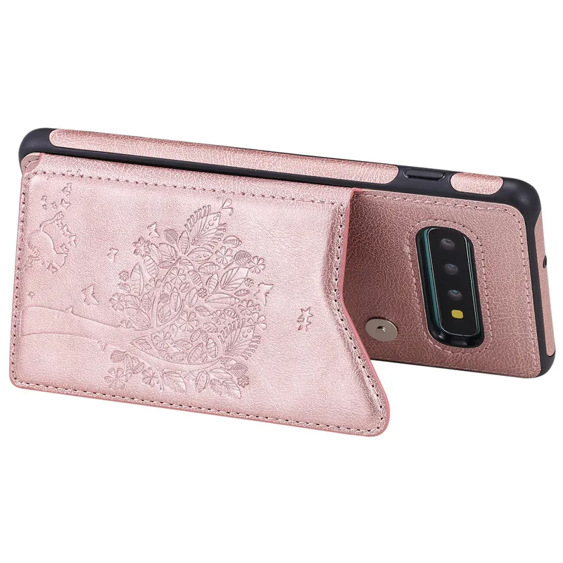Кожаный чехол для телефона для samsung Galaxy S10 5G чехол-бумажник держатель для карт чехол для samsung S10E S10 S9 S8 Plus Note 9 A50 флип-Обложка