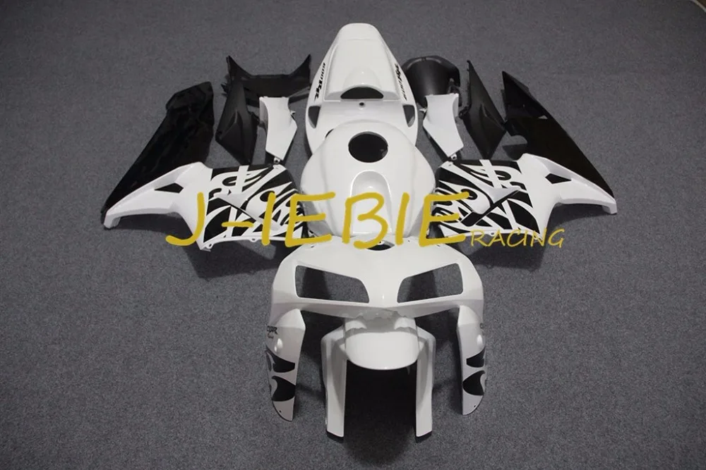 

White black Injection Fairing Body Work Frame Kit for HONDA CBR600RR CBR 600 CBR600 RR F5 2005 2006
